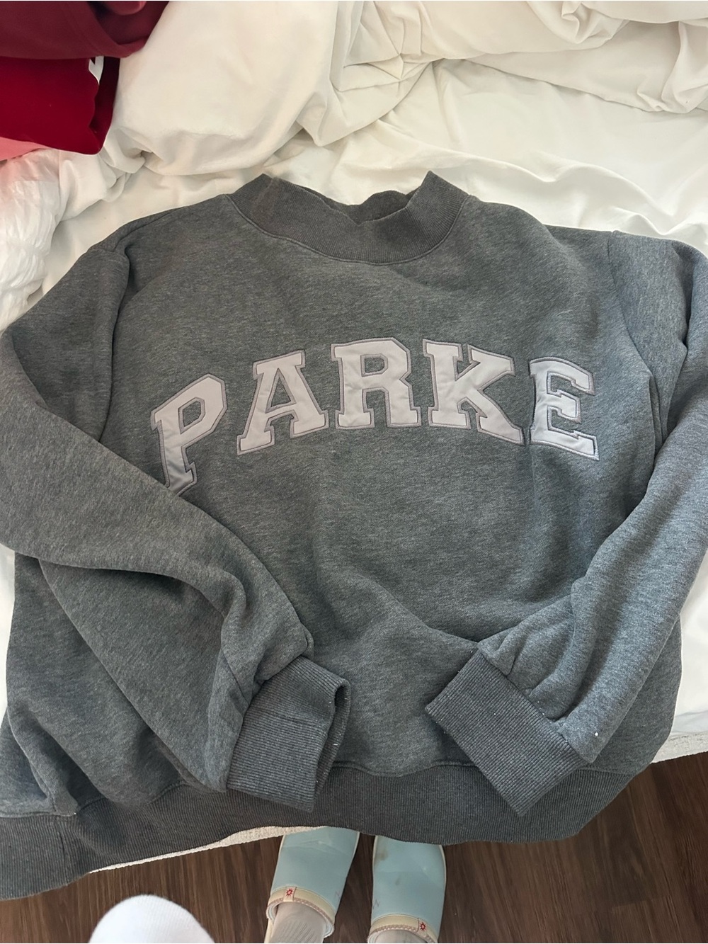 Parke grey mockneck
